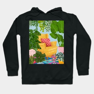 Colourful Plant Room Hoodie